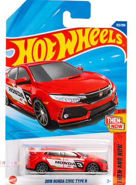 25年123号 2018 HONDA CIVIC TYPE R 本田思域 红色 风火轮