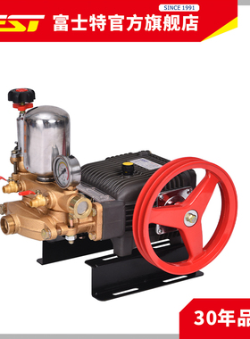 富士特FST-30H喷瓷免黄油农用柱塞泵 机动喷雾器打药机高压自吸泵