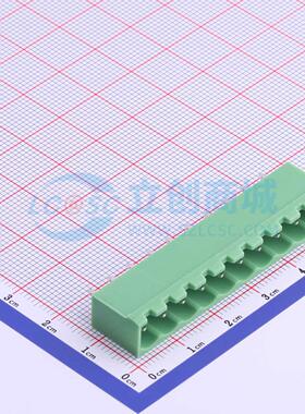 插拔式接线端子 XY2500V-D-5.08-10P  5.08mm 板端/插座-闭口 1x1