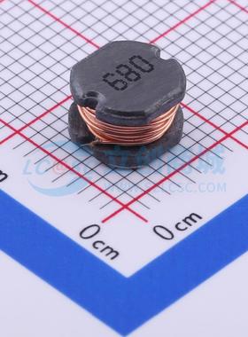 功率电感 SLF0705-680MTT SMD 68uH ±20% 850mA 电子元器件