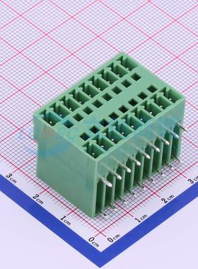 插拔式接线端子 KF2EDGRH-3.5-2*9P 弯插,P=3.5mm 板端/插座-闭口