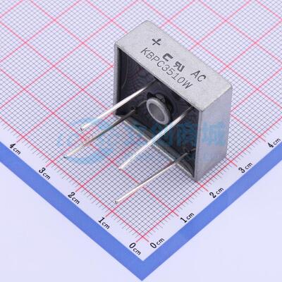 整流桥 KBPC3510W-G KBPC-W 1kV 35A Comchip(典琦) 电子元器件