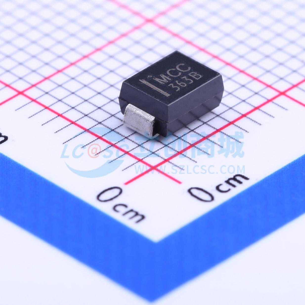 稳压二极管 SMBJ5363B-TP SMB(DO-214AA) MCC(美微科) 电子元器件