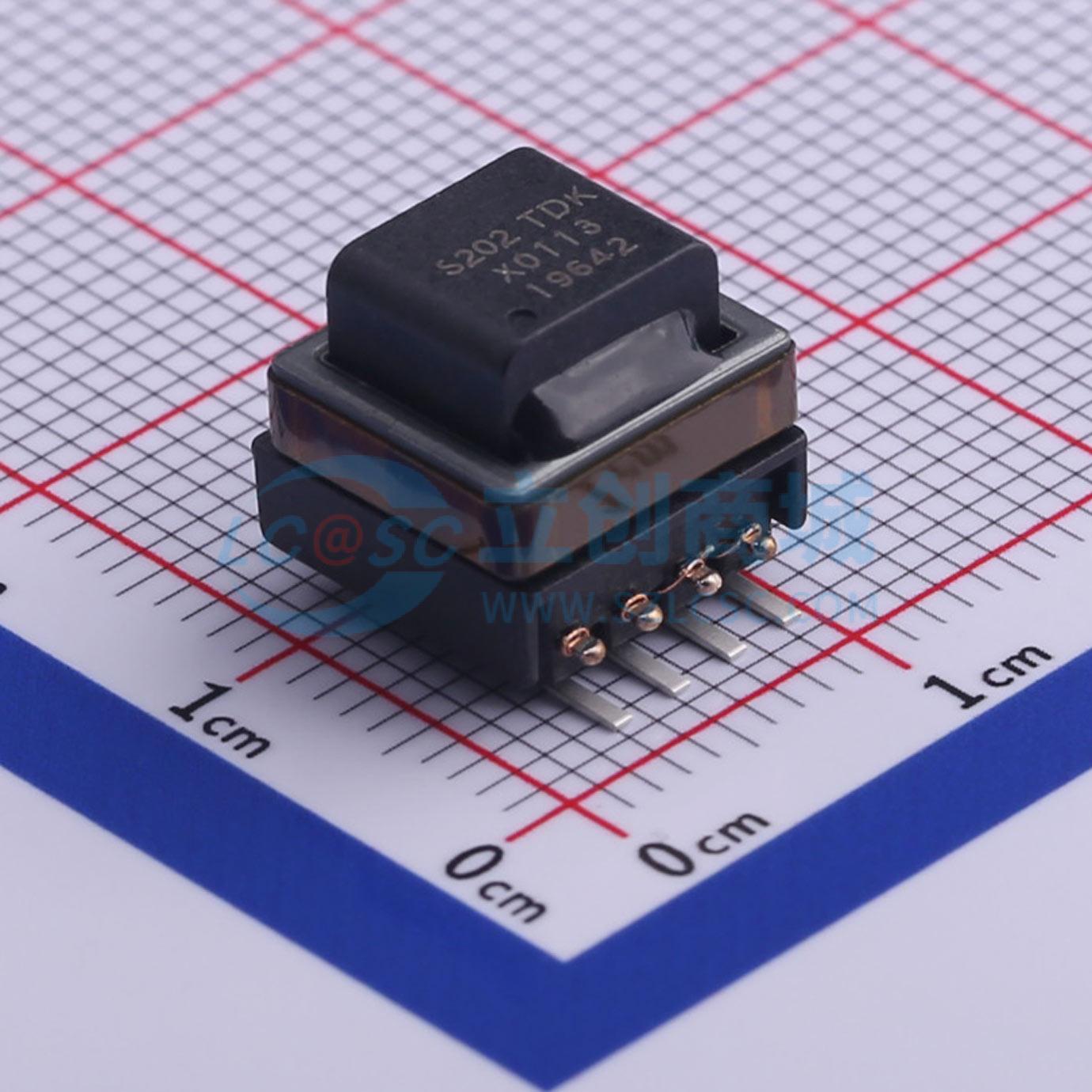 脉冲变压器 VST10/9EE-202S2P4 SMD-8P,10.4x10.4mm 350uH 原装