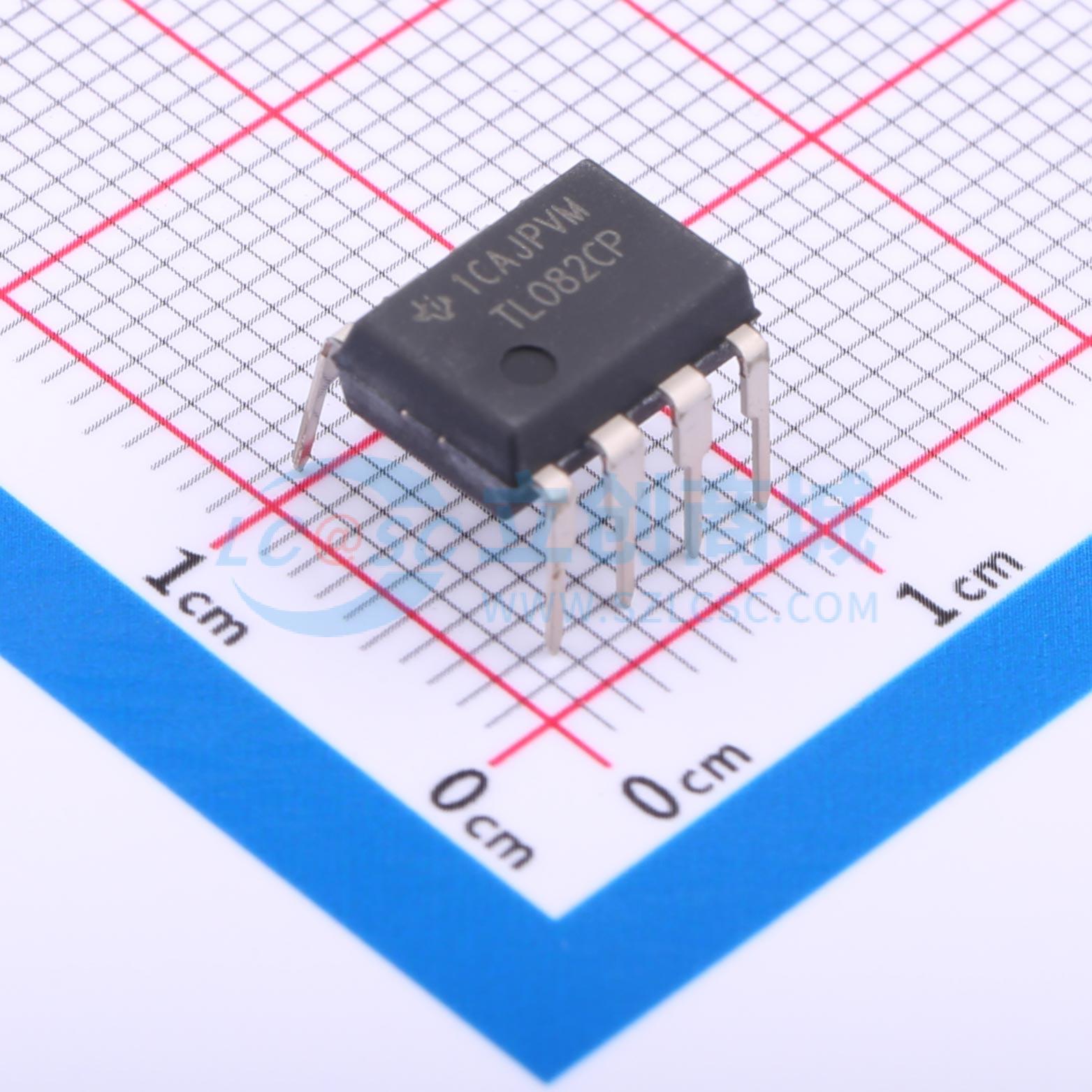 FET输入运放 TL082CP DIP-8 原装正品 电子元器件配单