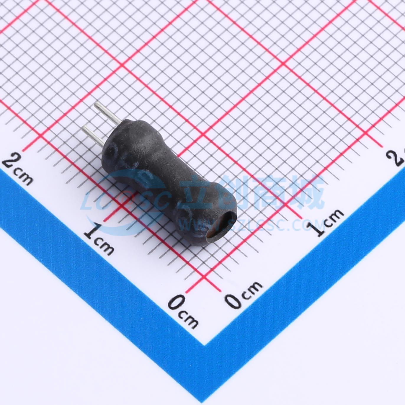 色环电感 XR5*11-101K插件,D5xL11mm 100uH±10%原装