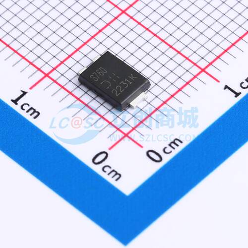 肖特基二极管 PDS760Q-13 Power-DI-5 DIODES(美台) 电子元器件