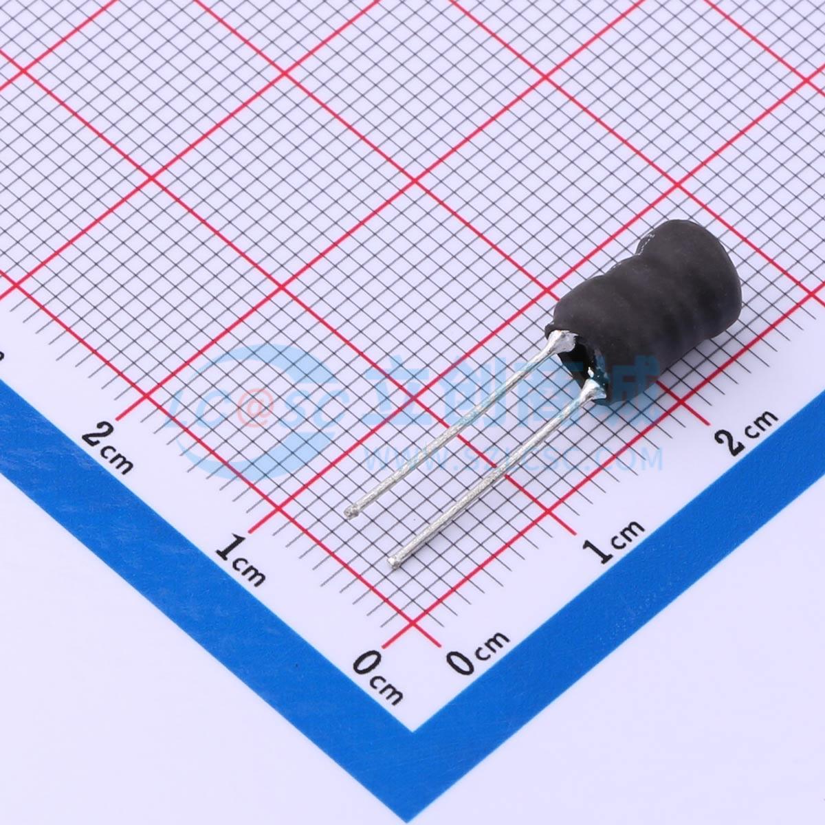 色环电感 SPK0608-100MB 插件,D7xL11mm 10uH ±20% 2A