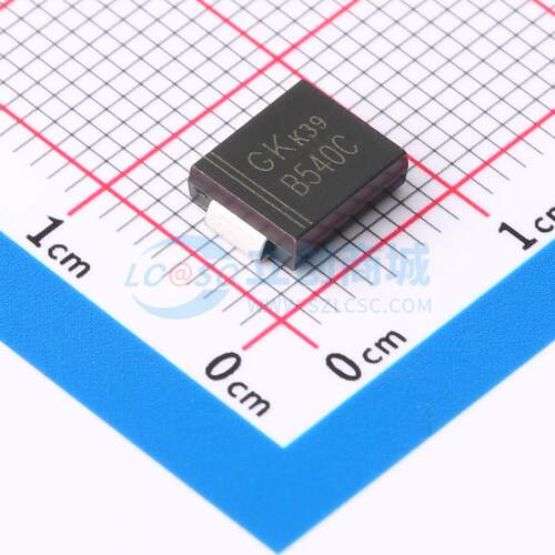 肖特基二极管 B540C-13 SMC(DO-214AB) 40V 5A GOODWORK(固得沃克