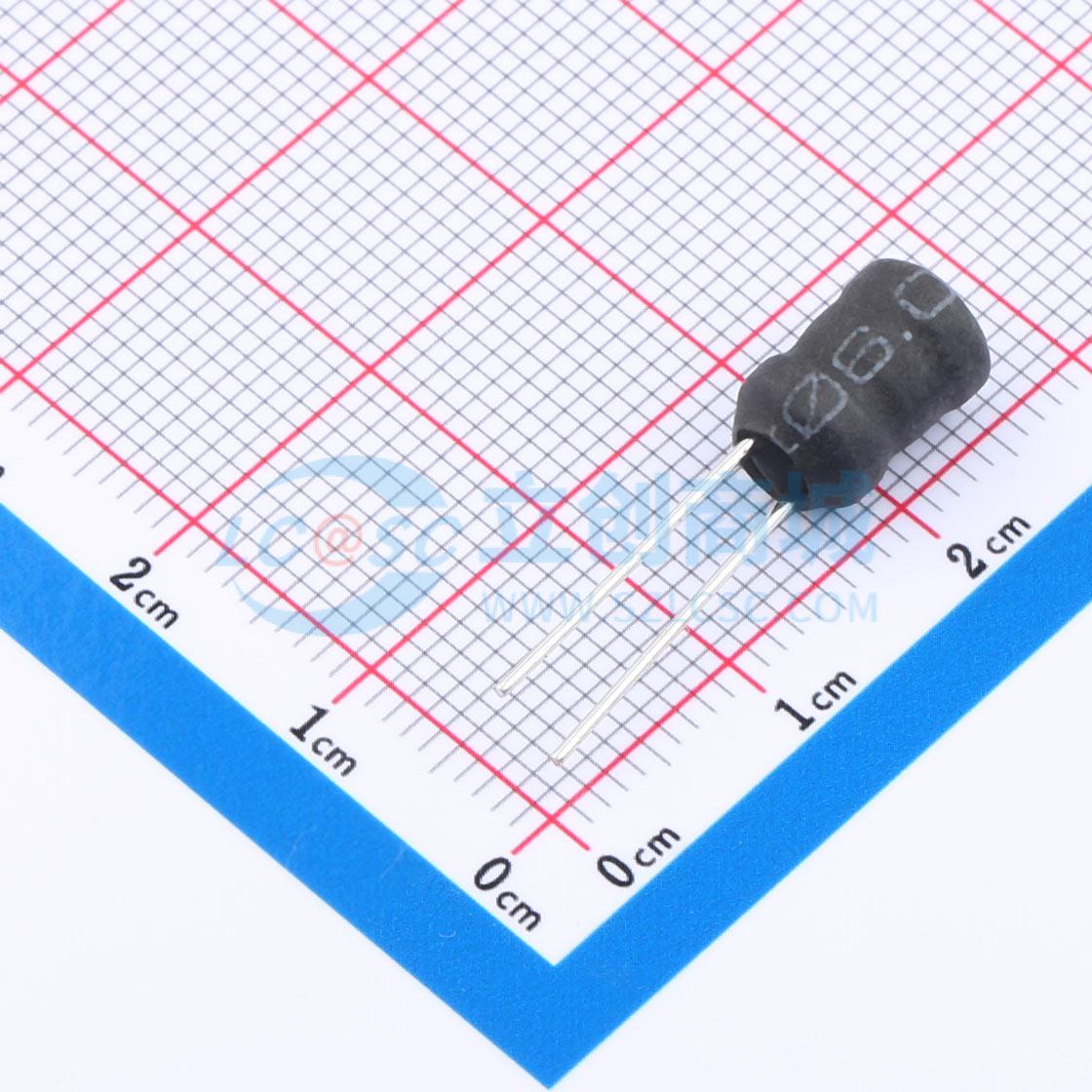 色环电感 XR6*8-154K-L 插件,D6xL8mm 150mH ±10% 原装