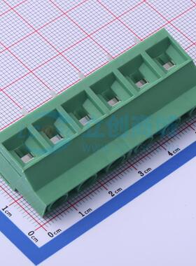 螺钉式接线端子 DB910-9.52-6P-GN-S 插件,P=9.52mm 1x6P 原装