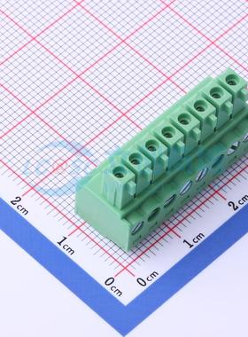 插拔式接线端子 MC-RA3.5H08C-0001 P=3.5mm 插头 1x8P 原装正品