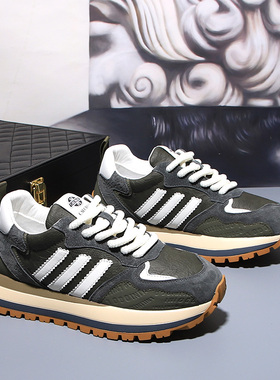 秋冬加绒2025大码男鞋45皮面46运动47休闲48老爹鞋49新款50宽脚51