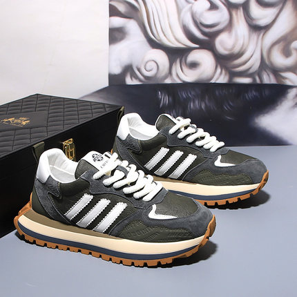 秋冬加绒2025大码男鞋45皮面46运动47休闲48老爹鞋49新款50宽脚51