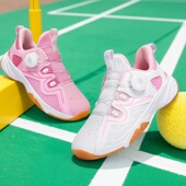 比赛运动童鞋 儿童羽毛球鞋 女童旋转扣减震防滑女孩专业训练网球鞋