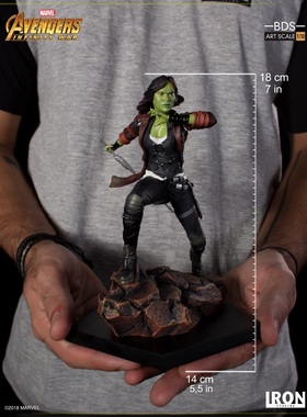 IRON STUDIOS 巴西厂 1/10 复仇者联盟3 卡魔拉 Gamora 共鸣 雕像