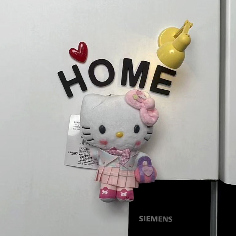 毛绒粉jk裙挎包hellokitty冰箱贴