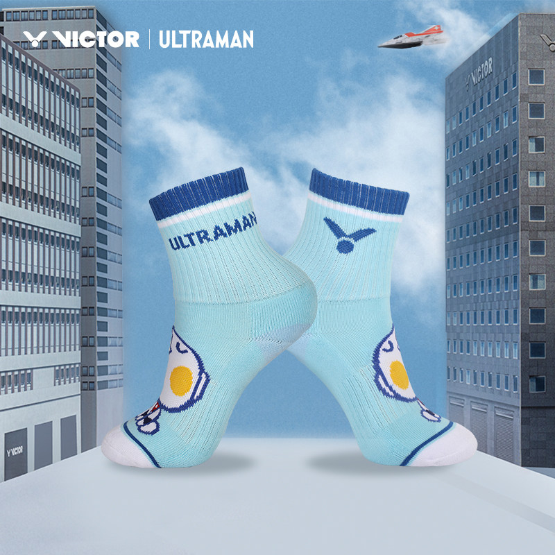 威克多羽毛球袜透气吸汗