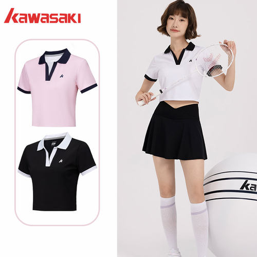 川崎羽毛球服透气速干