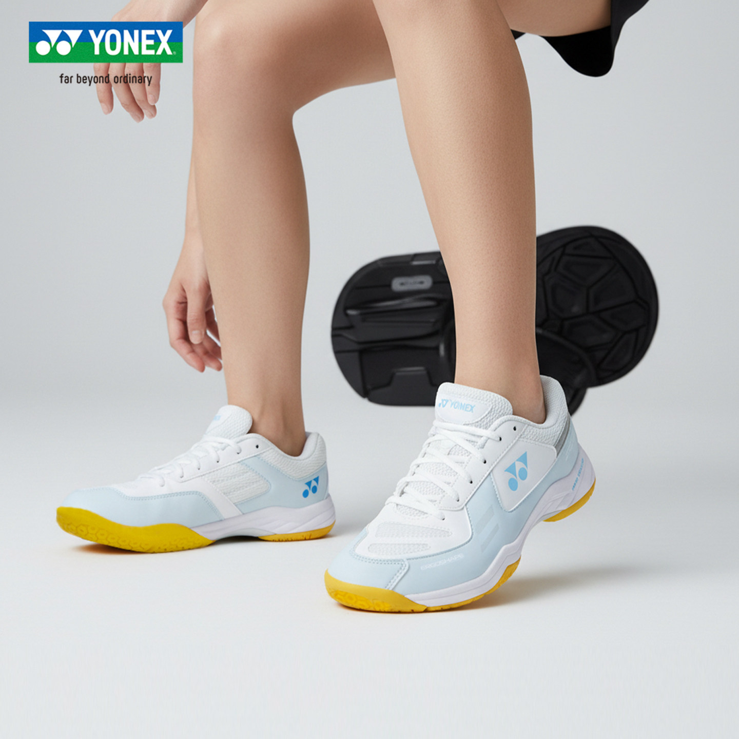 YONEX尤尼克斯YY羽毛球鞋SHB220CR防滑男女亲子款运动鞋裹脚耐磨