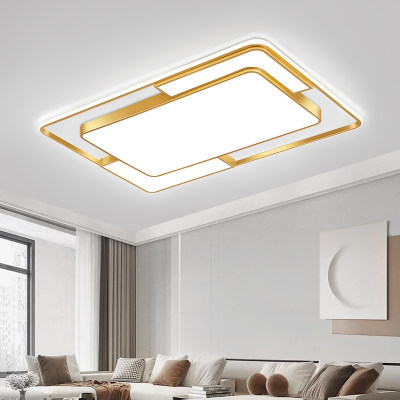 客厅主灯高级感轻奢吸顶灯主卧室饭厅吊灯具现代简约大气广东中山