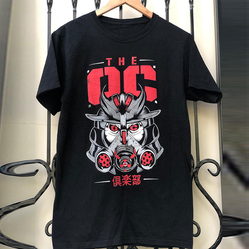 WWE美式摔跤TheOC俱乐部欧美潮牌街头短袖oversize重磅棉T恤男女