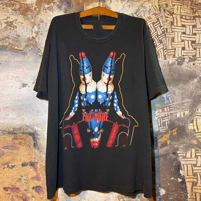 潮流潮牌oversize摇滚tee