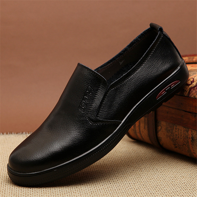 男士休闲皮鞋真皮加肥47码特大码