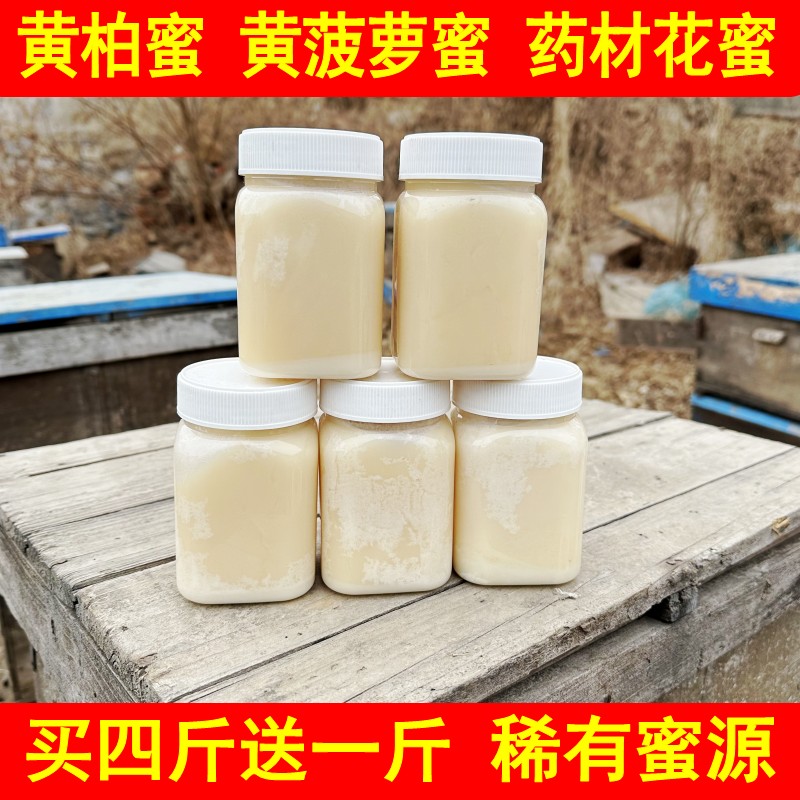 黄柏蜜黄菠萝蜜药材花蜜纯正天然野生原蜜蜂农自产正宗土蜂蜜滋补