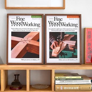 Black Walnut M Mounted Picture Frame Outer Frame Mounted 4K