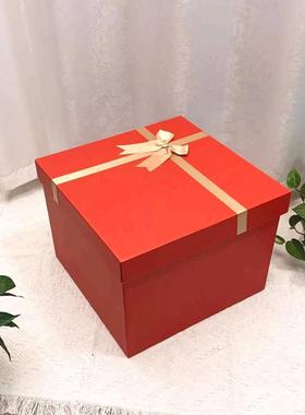 Red Gift Box Large Wedding Festival Universal Gift Packagin