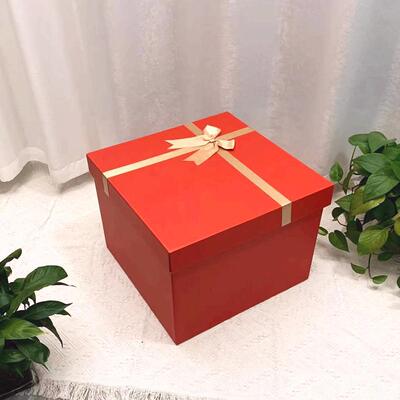 Red Gift Box Large Wedding Festival Universal Gift Packagin