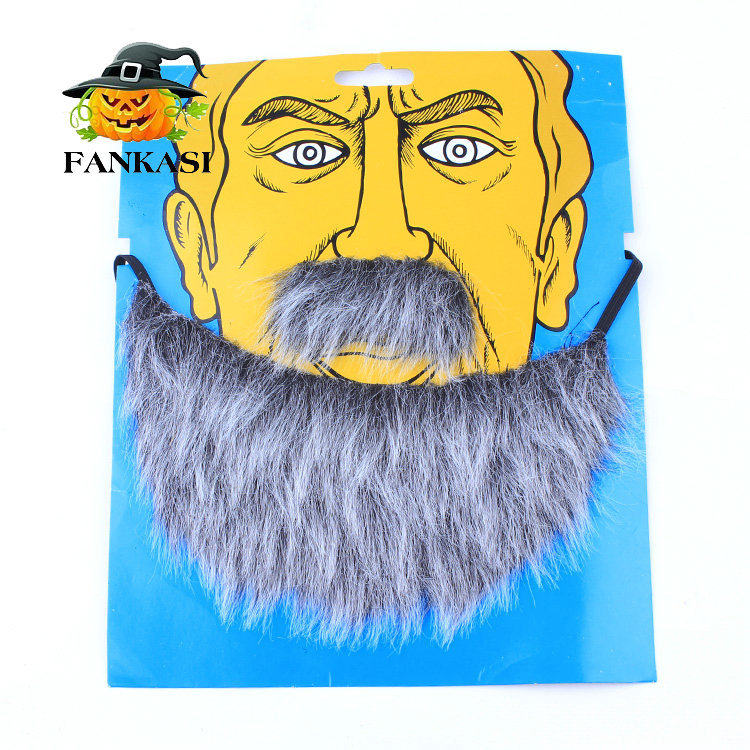 Halloween pranks, funny beards, fake beards, simulated elde