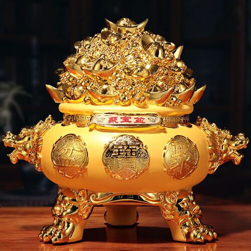 Velvet sand gold ornaments, electroplated sand gold, wealth