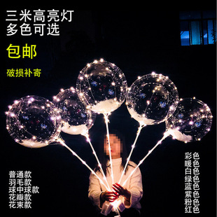 Transparent Bobo Ball, glowing balloon, internet celebrity