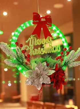 Christmas holiday decorations, creative pendants, door deco