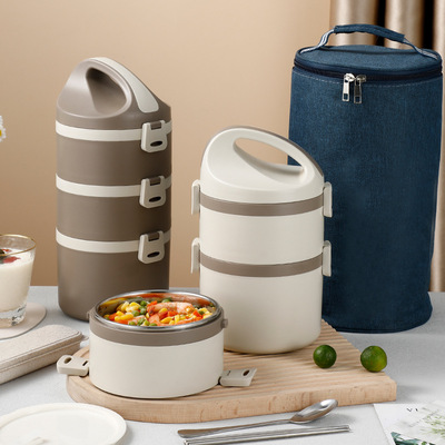 304 stainless steel multi-layer insulation lunch box, foam