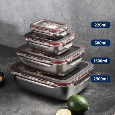 Stainless Steel Lunch Box Thermal Portable LunchBox For Kids