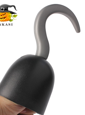 Halloween plastic pirate hook simulation ringing bell for a