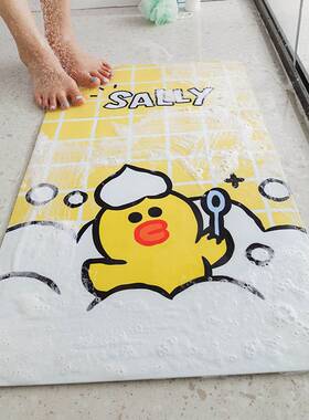 LINE FRIENDS bathroom non-slip mat shower bath bathtub toi