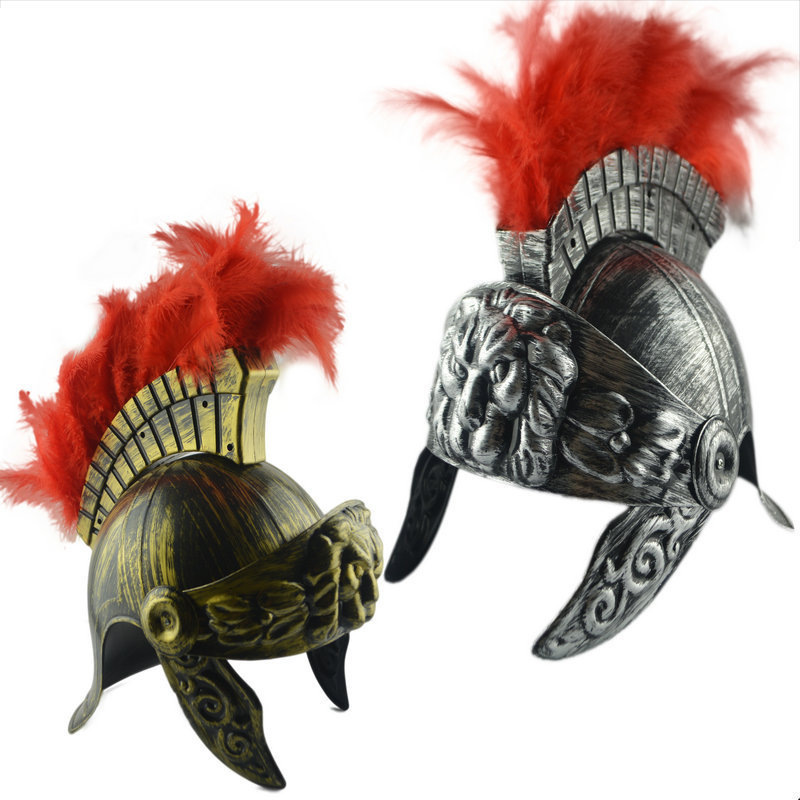 Spartan warrior helmet, ancient European hat warrior genera