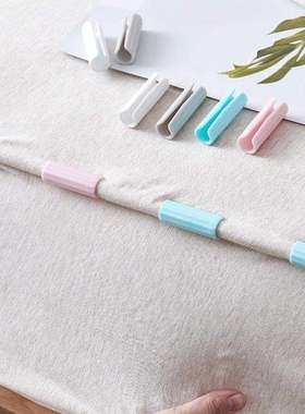 12 bed sheet clips with anti slip fixing device, bed sheet