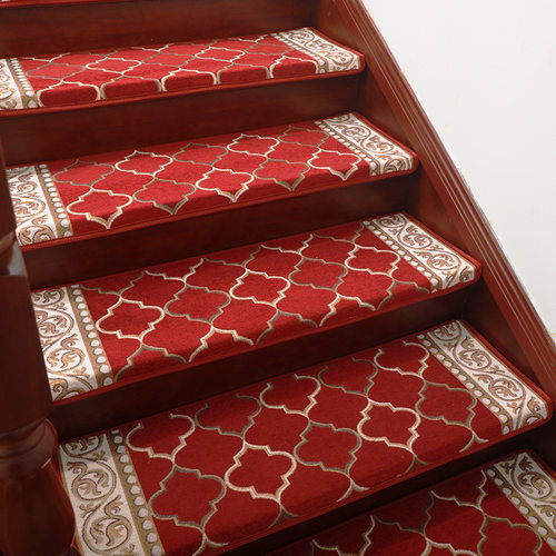 Stair step pad, adhesive free, self-adhesive household soli