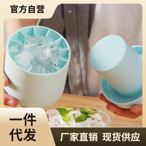 6QCS cylindrical ice grid silicone ice block mold ice grain