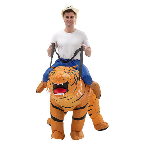 New Year of the Tiger Riding Tiger Inflatable Clothes Mount
