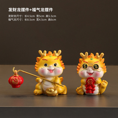 Table decorations Cute doll home Fumeng New Year China-Chic