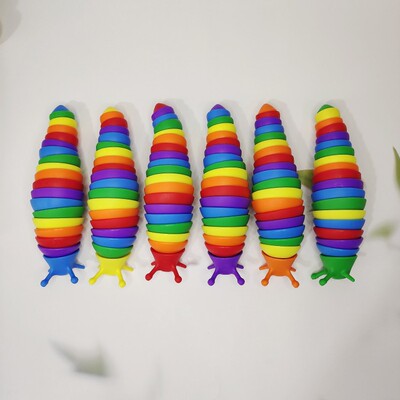 Luminous  eyes  erpillar toy for stress re