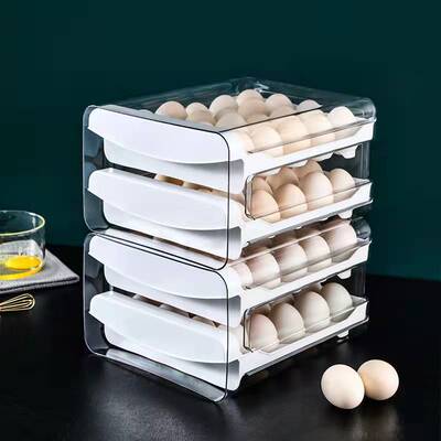 Refrigerator egg storage and fresh-keeping box, drawer styl