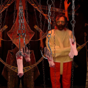 Halloween decoration haunted house bar whole person toy iro