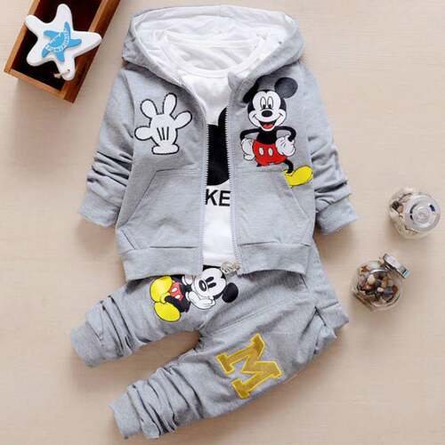 Toddler Baby Girls Boys Clothing Sets Spring Autumn Kids Out